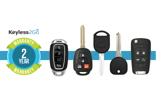 Keyless2Go keys come with a 2-year warranty to ensure extended quality